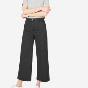Everlane wide leg crop in black size 2